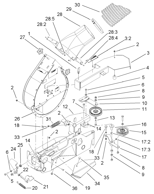 Blower and Mounting Assembly