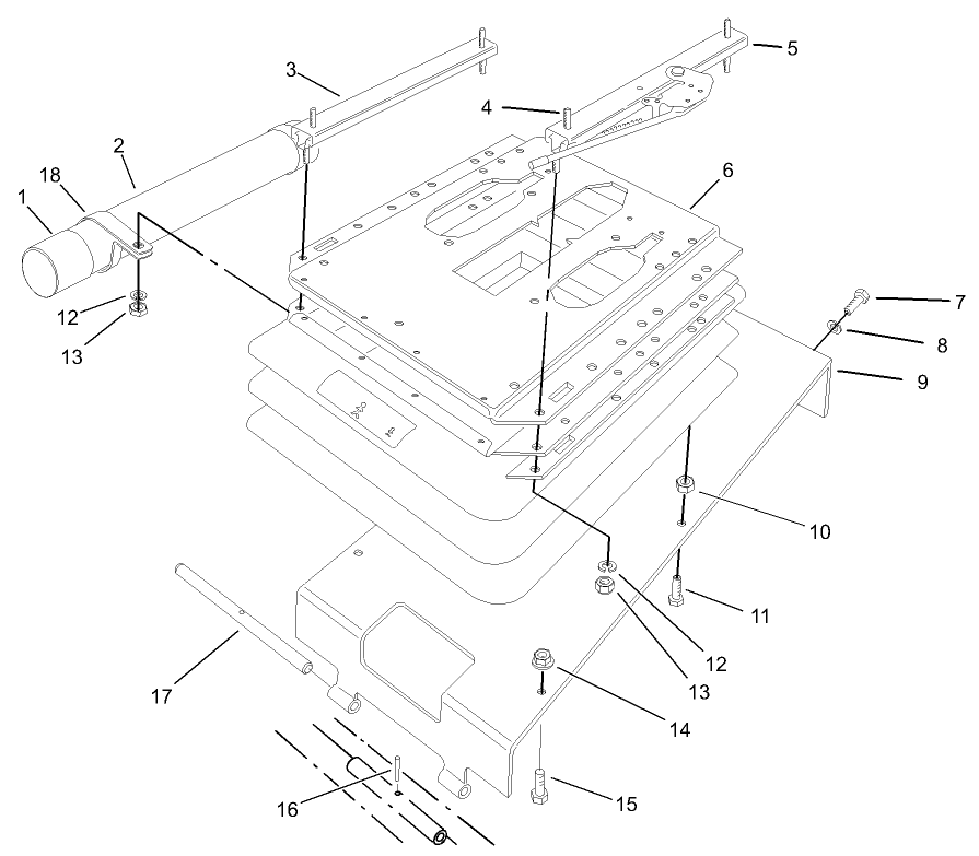 Seat Pivot and Bellow Assembly