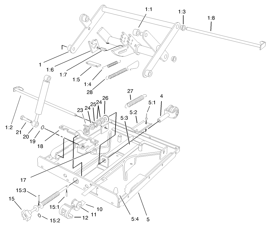 Seat Suspension Assembly