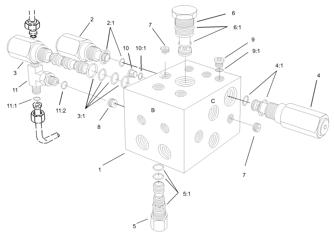 Counterbalance Manifold Assembly No. 95-5907