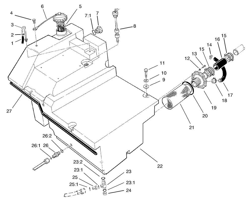 Hydraulic Tank Assembly
