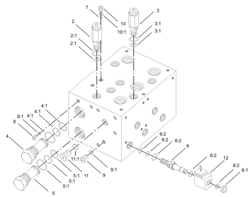 Deck Manifold Assembly No. 95-5908