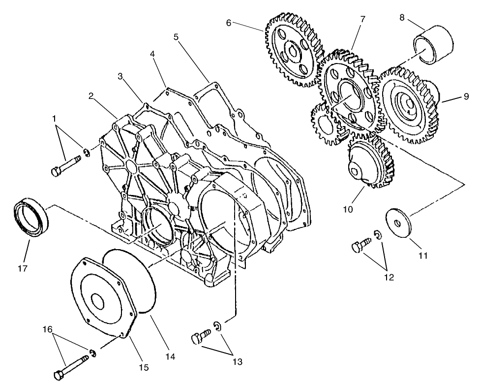 Timing Gear Case and Timing Gear Assembly