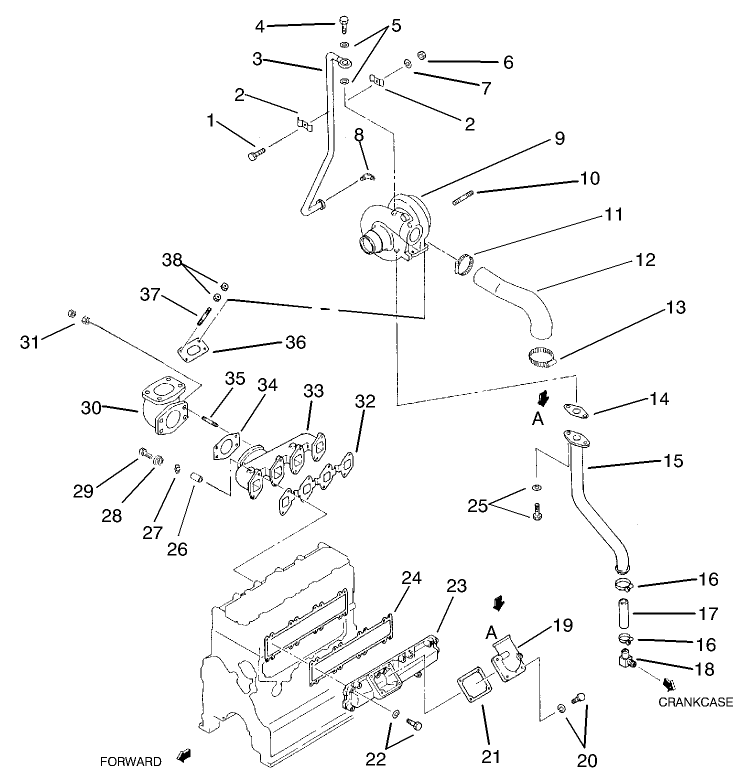 Inlet and Exhaust Manifold Assembly