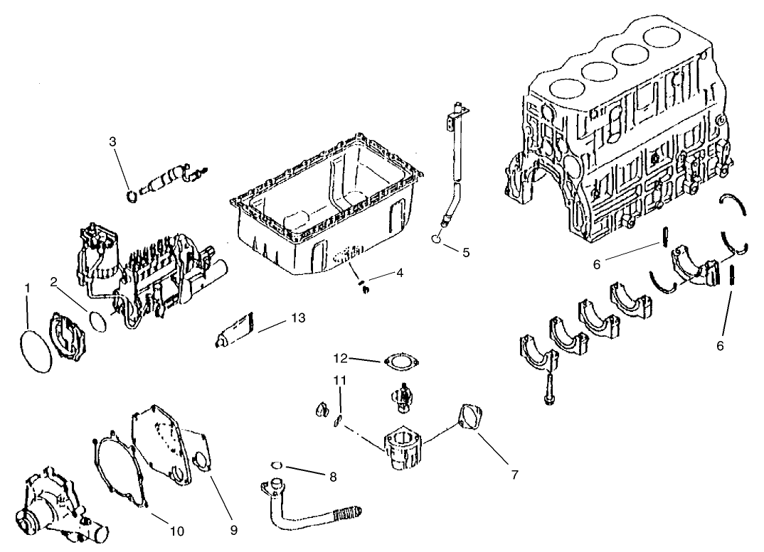 Overhaul Gasket Kit Assembly (Continued)