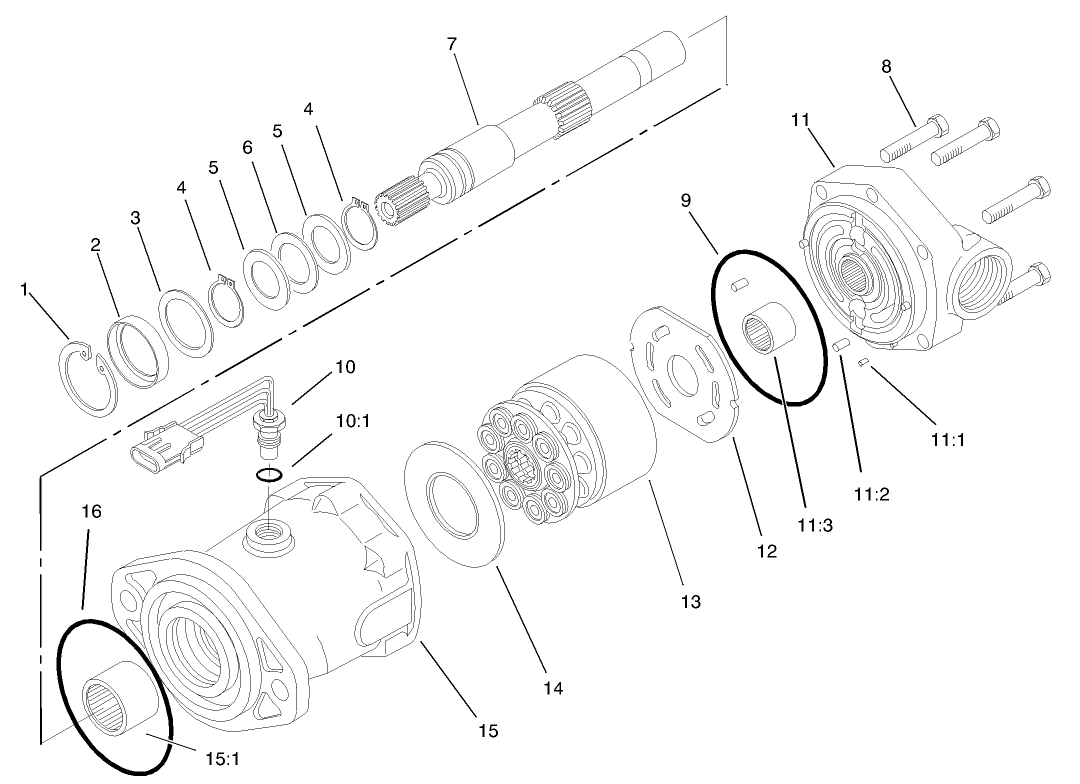 Hydraulic Motor Assembly No. 93-6489
