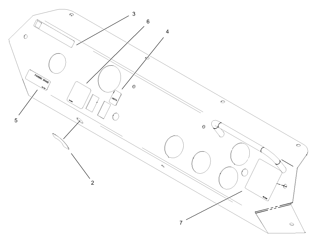 Dash Panel Assembly No. 104-9105