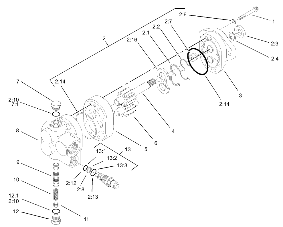 Gear Pump Assembly No. 93-6492