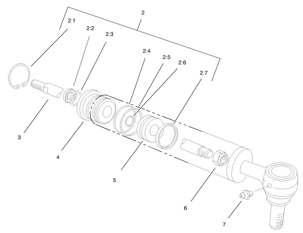 Hydraulic Cylinder Assembly No. 93-6510