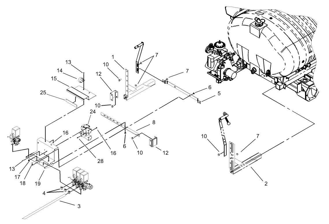 Sprayer Component Assembly