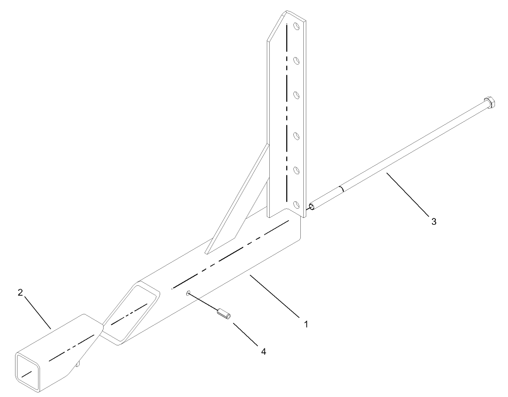 Left Hand Boom Mount Assembly No. 106-4961