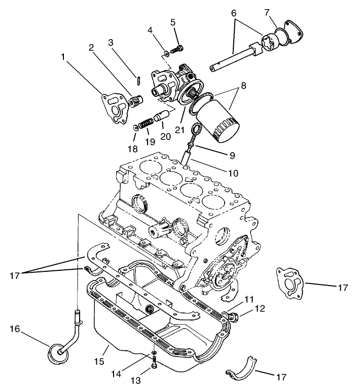 Oil Pump and Filter Assembly