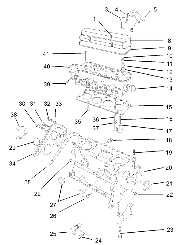 Cylinder Head and Valve Assembly