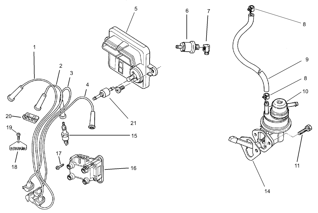 Ignition and Fuel Pump Assembly