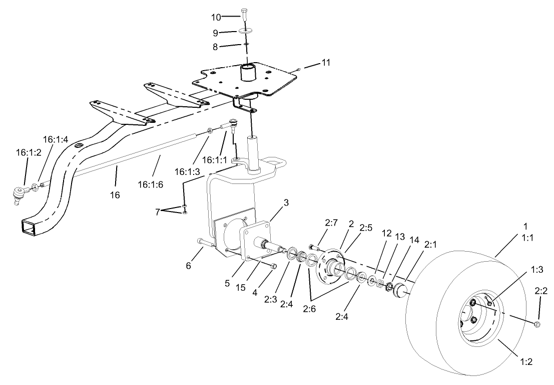 Castor Fork Assembly