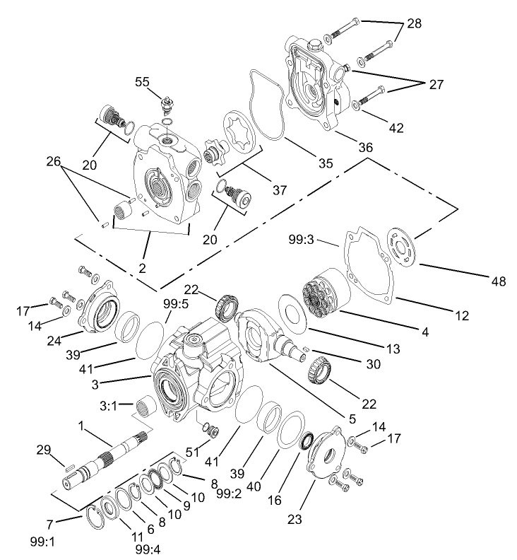 Hydraulic Piston Pump Assembly No. 104-3874