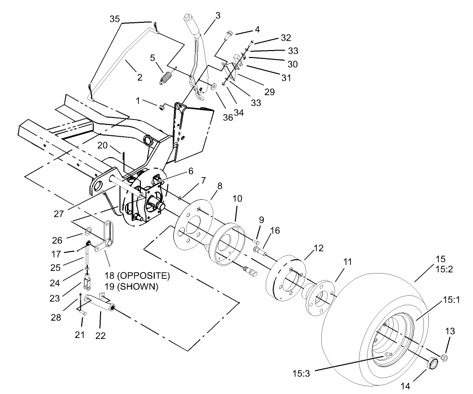 Front Wheel and Brake Assembly