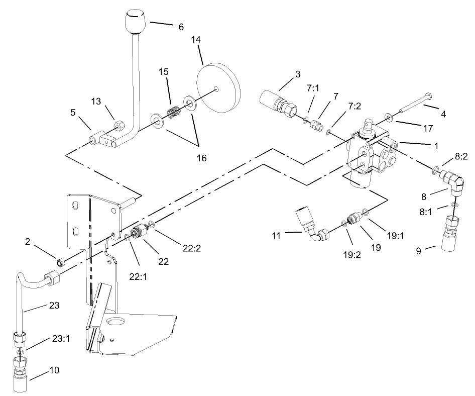 Hydraulic Valve Installation Assembly