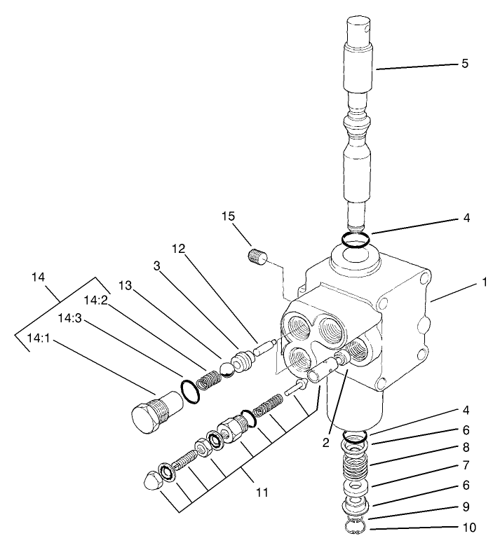 Hydraulic Control Valve No. 104-4092