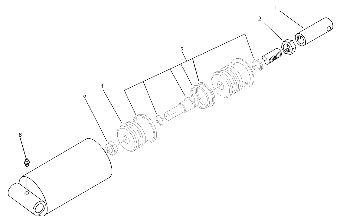 Hydraulic Cylinder Assembly No. 93-6869