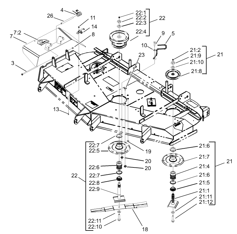 Spindle and Pulley Assembly