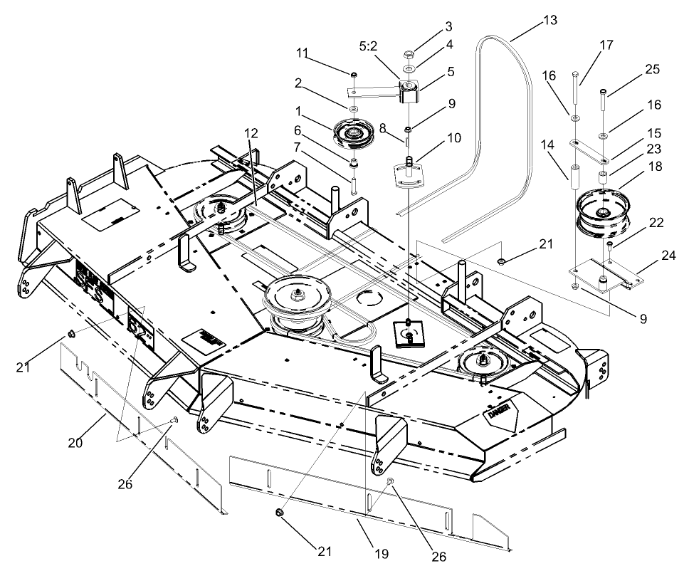 Belt and Idler Arm Assembly