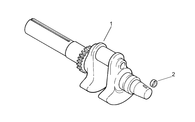 Group 1-Crankshaft Assembly Kohler CH23S-76569