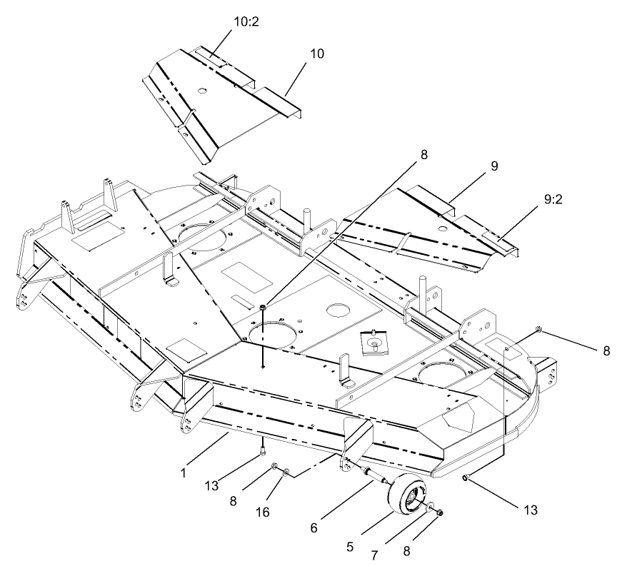 Deck and Wheel Gage Assembly