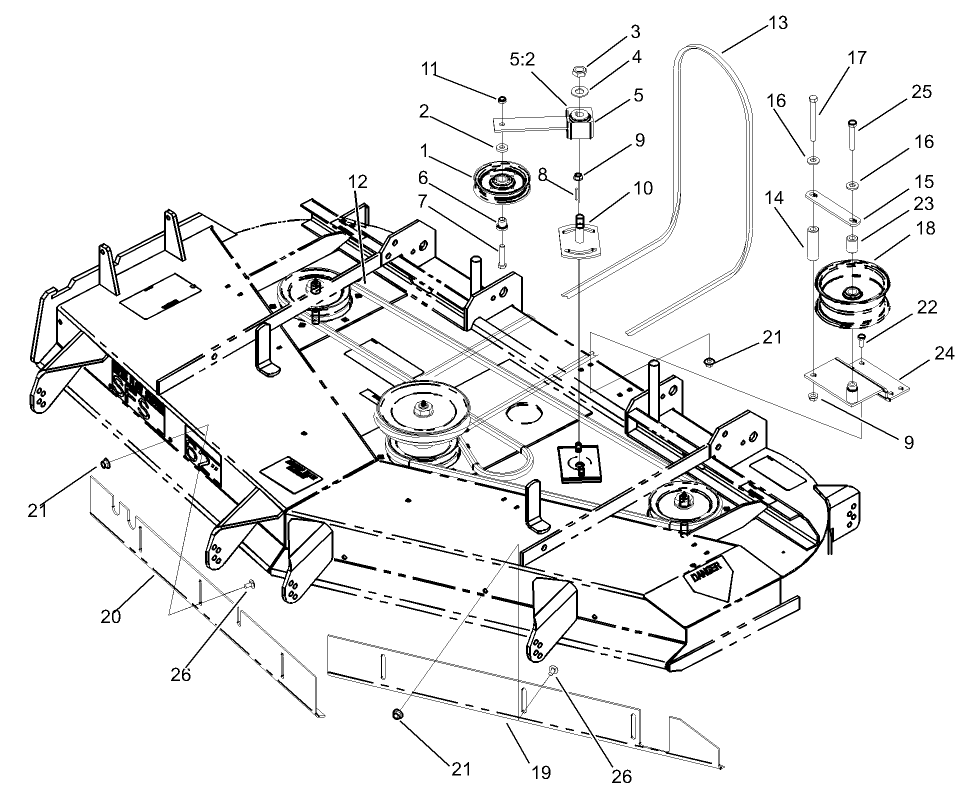 Belt and Idler Arm Assembly