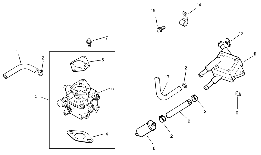 Group 8-Fuel System Assembly Kohler CH740-0007