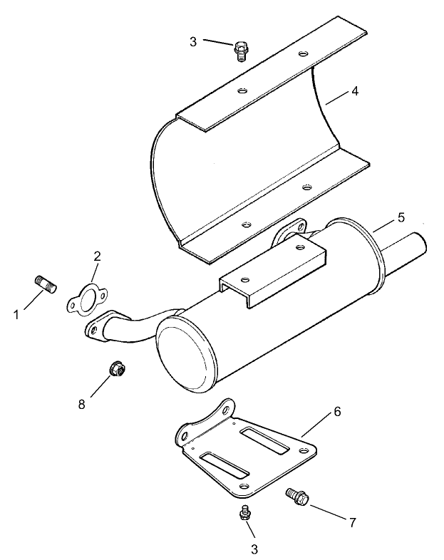 Group 11-Exhaust Assembly Kohler CH740-0007