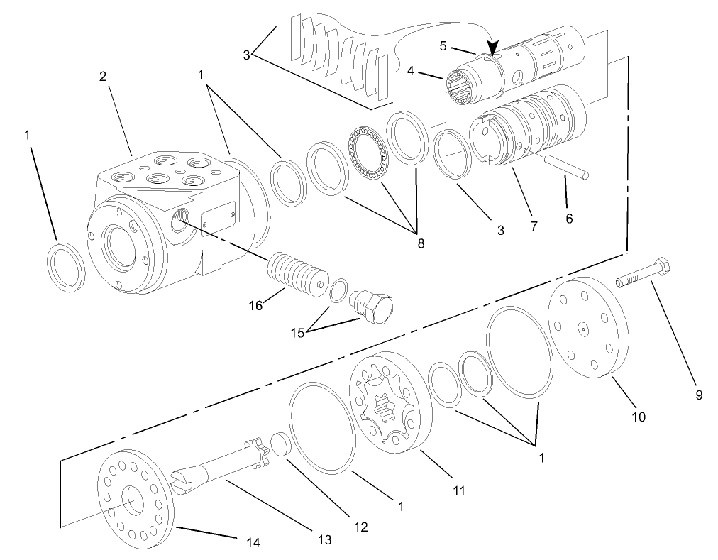 Steering Valve Assembly No. 104-2213