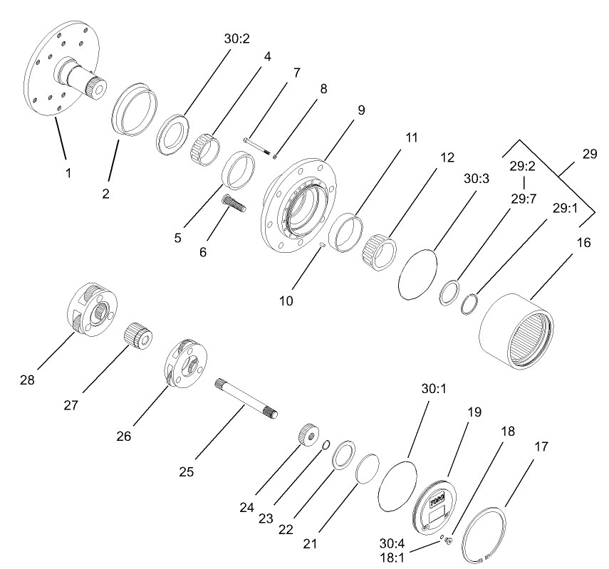 Planetary Assembly No. 105-4500-03