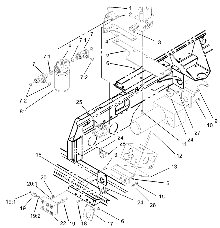 Manifold Mounting and Fitting Assembly