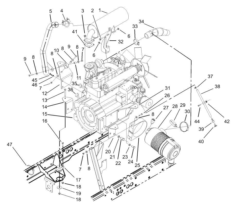 Engine Installation Assembly