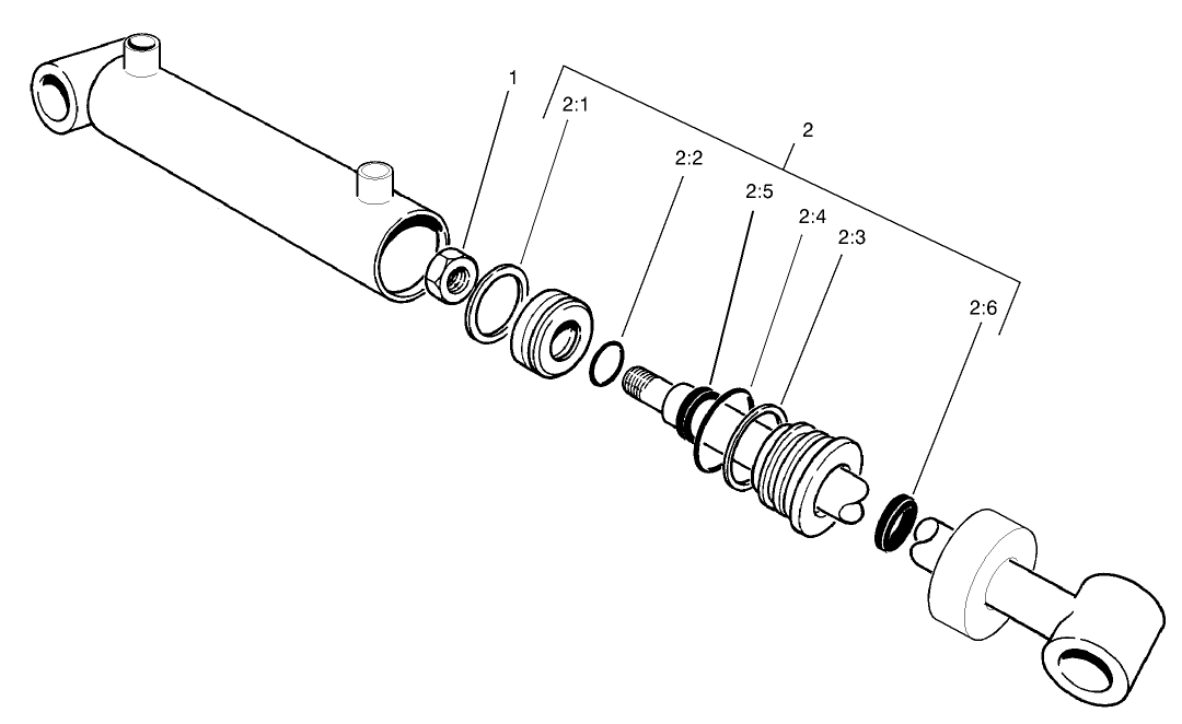 No. 1 Lift Cylinder Assembly No. 104-5528