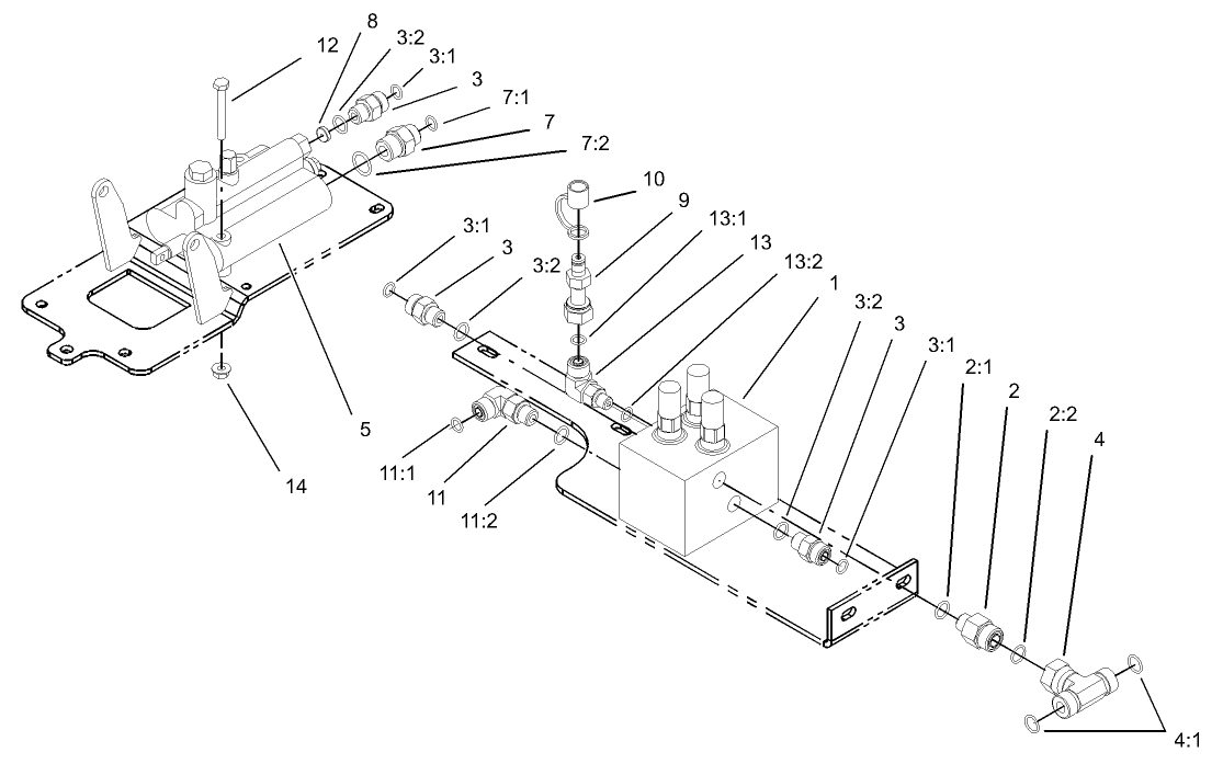Lift Valve and Counter Balance Assembly