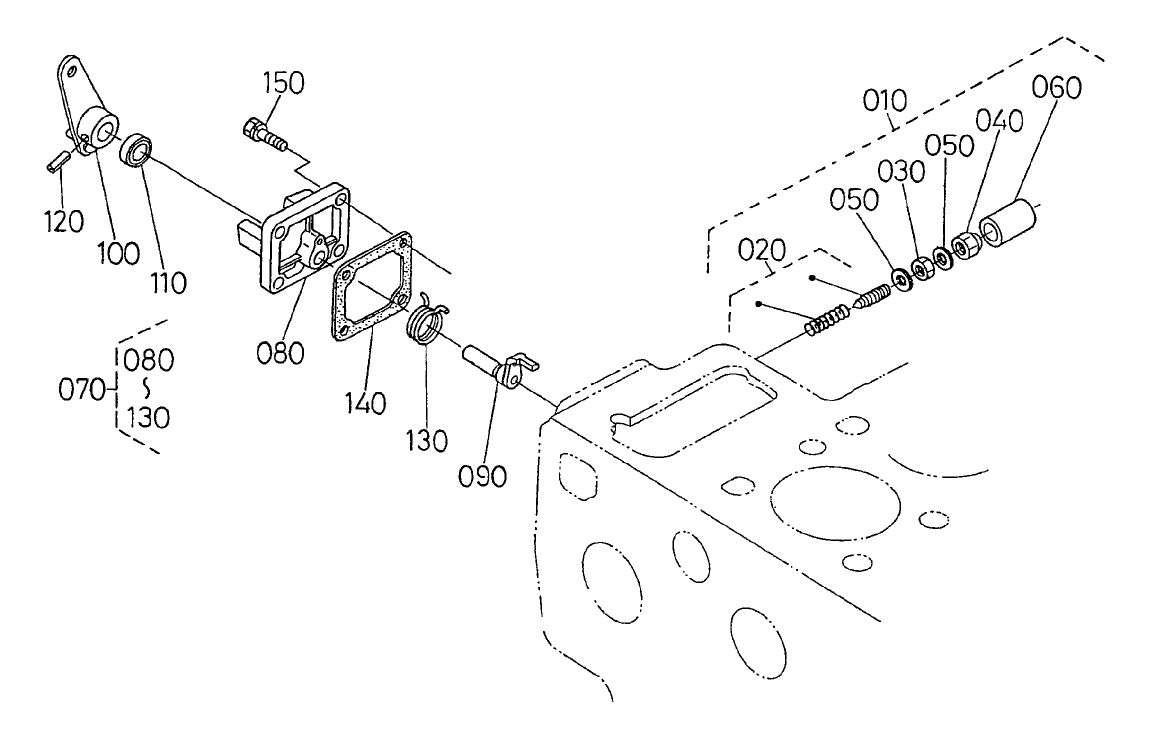 Engine Stop Lever Assembly