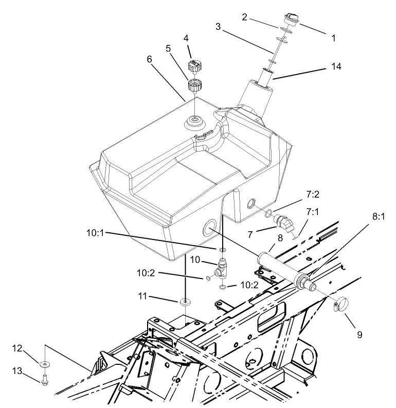 Hydraulic Filter and Reservoir Assembly