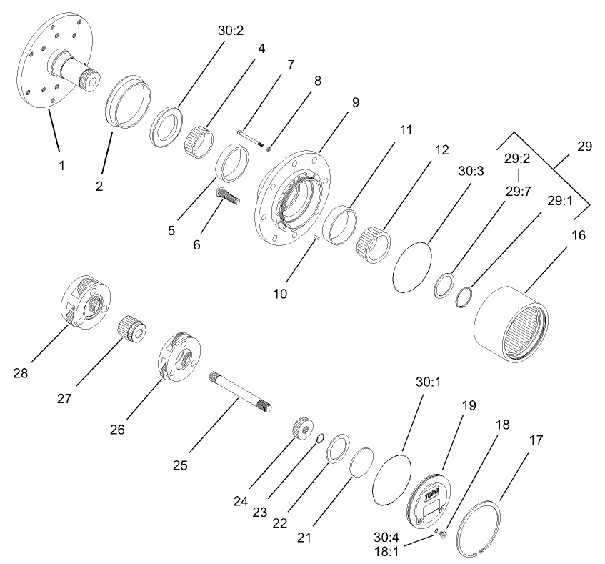 Planetary Assembly No. 105-4500-03