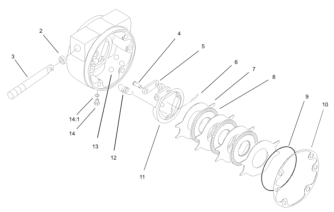 Right Hand Brake Assembly No. 100-3069-03