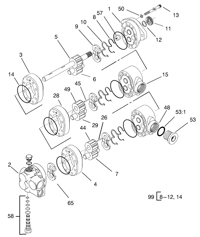 Triple Pump Assembly No. 105-9845
