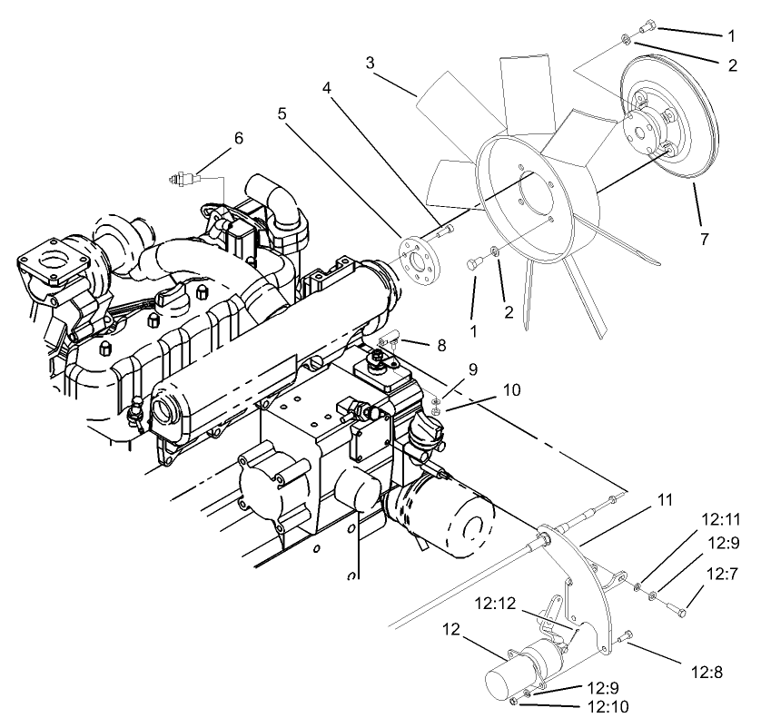Fan and Solenoid Assembly