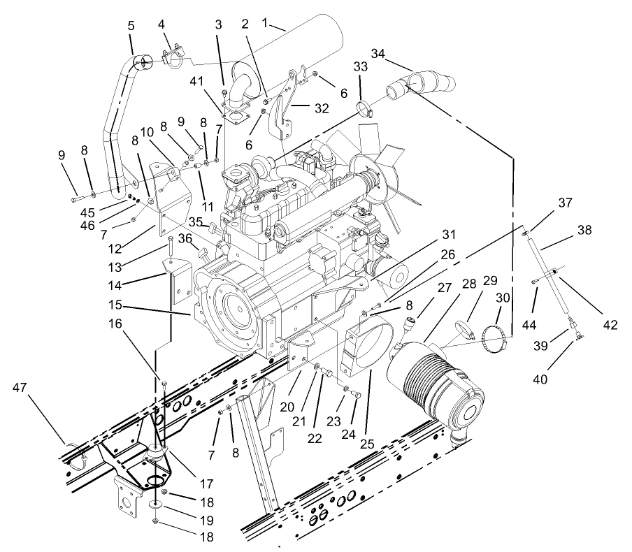 Engine Installation Assembly