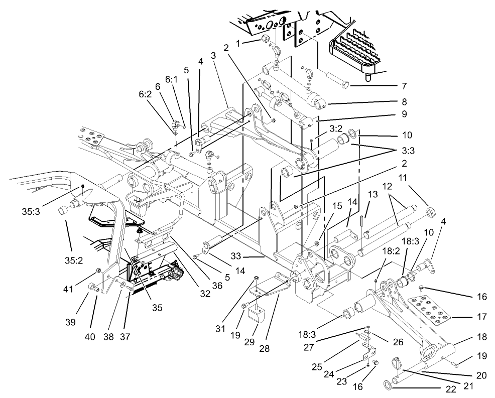 Front Lift Arm Assembly