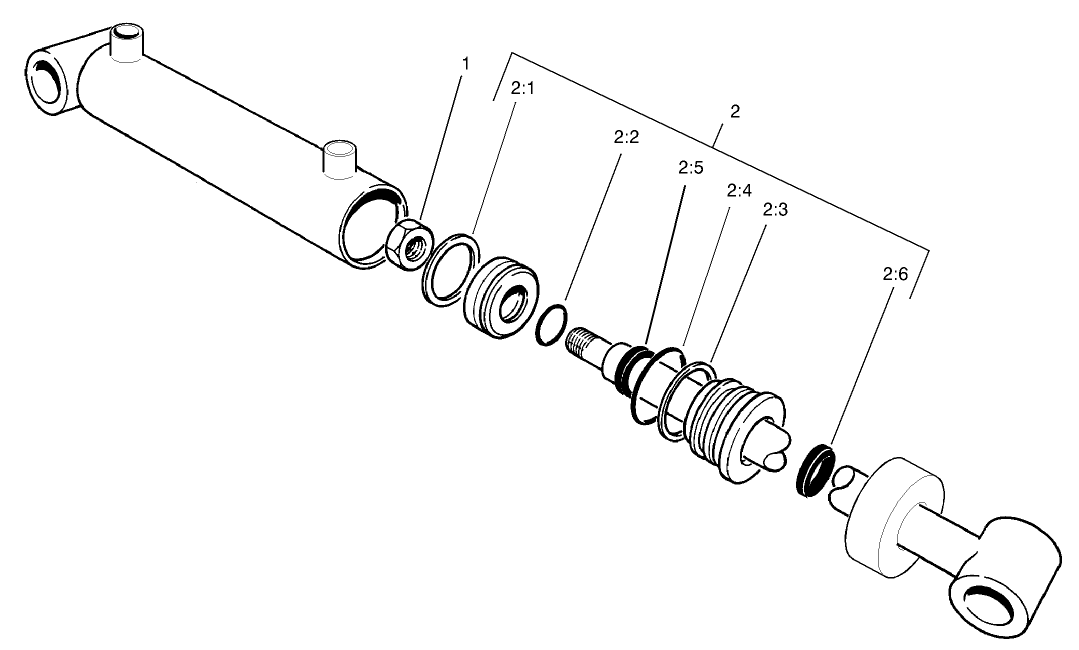 Lift Cylinder Assembly No. 104-5527