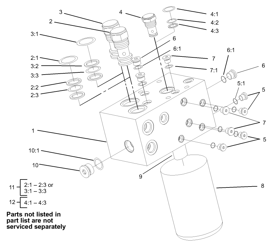 Filter Manifold Assembly No. 100-5558