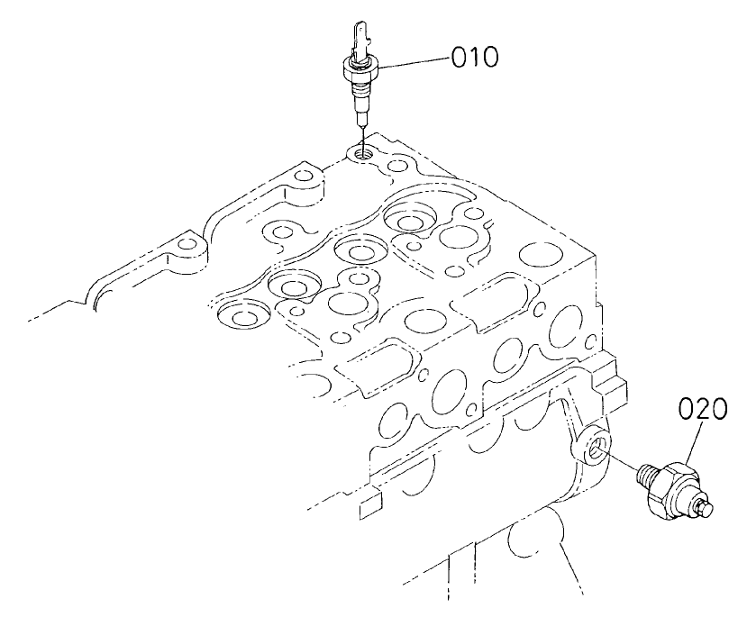 Oil Switch / Thermometer and Plug Assembly