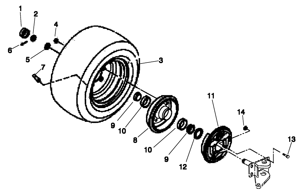 FRONT WHEEL ASM