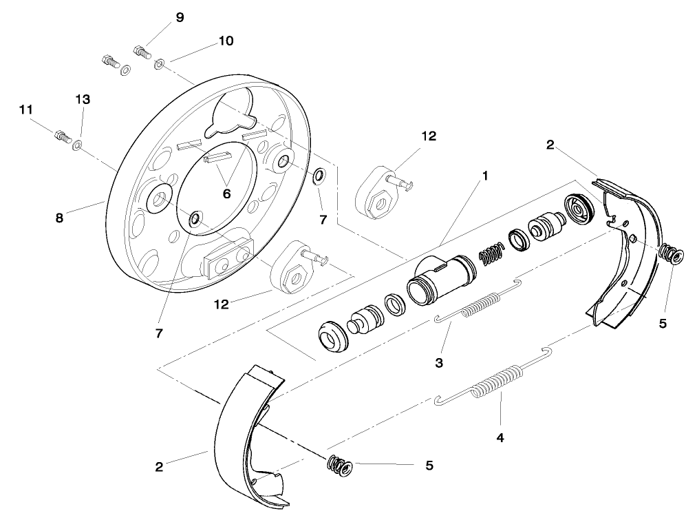 FRONT BRAKE ASM (100-8285)